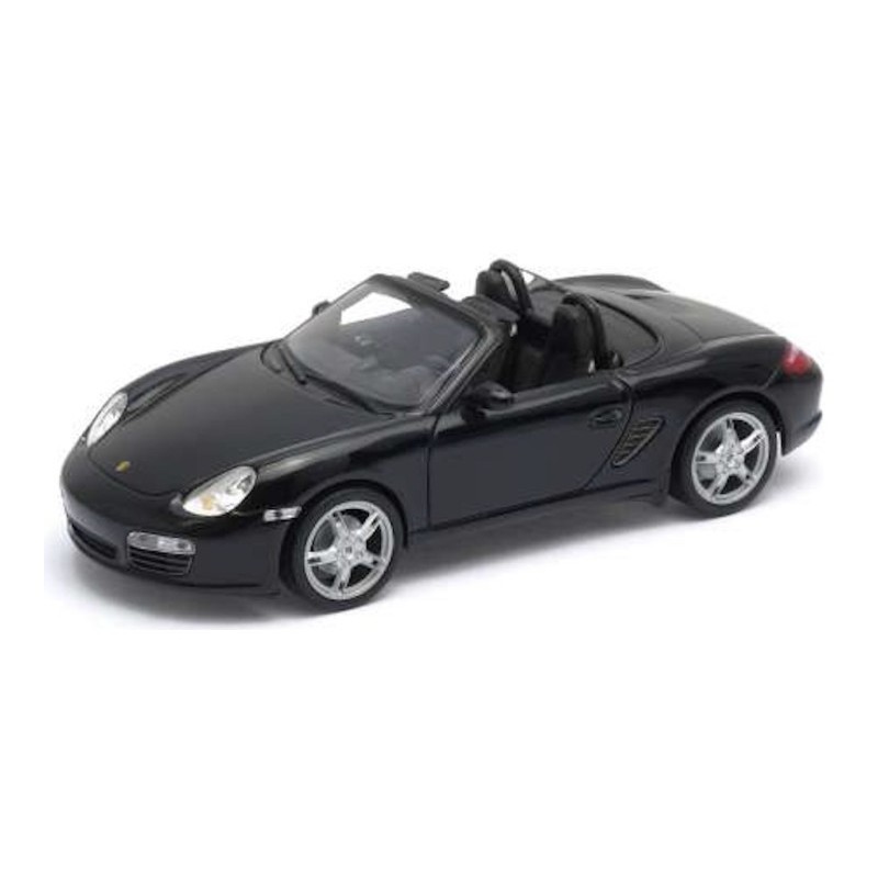 Porsche Boxster S Cabriolet 2012 (Zwart), 1:24, Welly