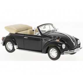 VW Kever Cabriolet 1960 (Zwart), 1:24, Welly