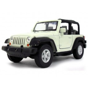 Jeep Wrangler Rubicon Convertible 2007 (Wit), 1:24, Welly