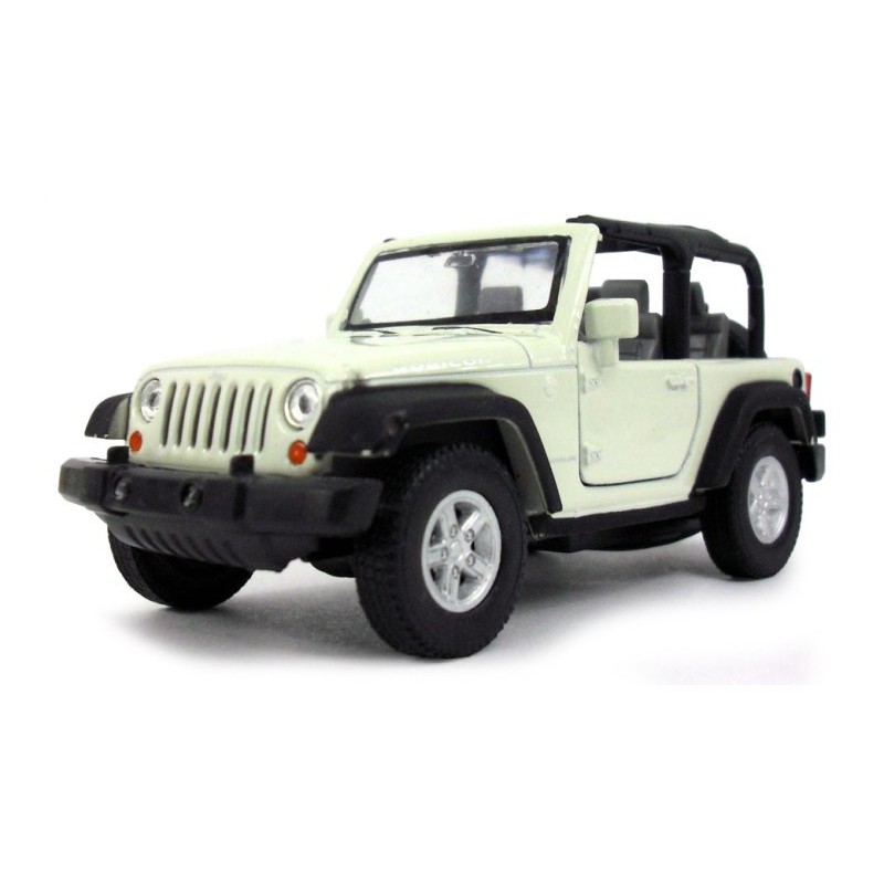 Jeep Wrangler Rubicon Convertible 2007 (Wit), 1:24, Welly