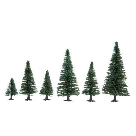 Model Dennen 10 stuks 16-19 cm, Noch, 26822