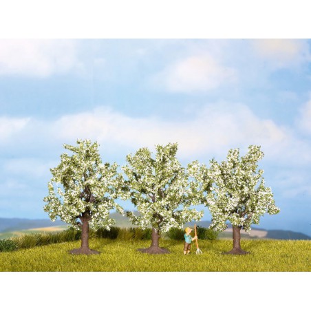 Fruitbomen 3 stuks 8 cm, Noch, 25111