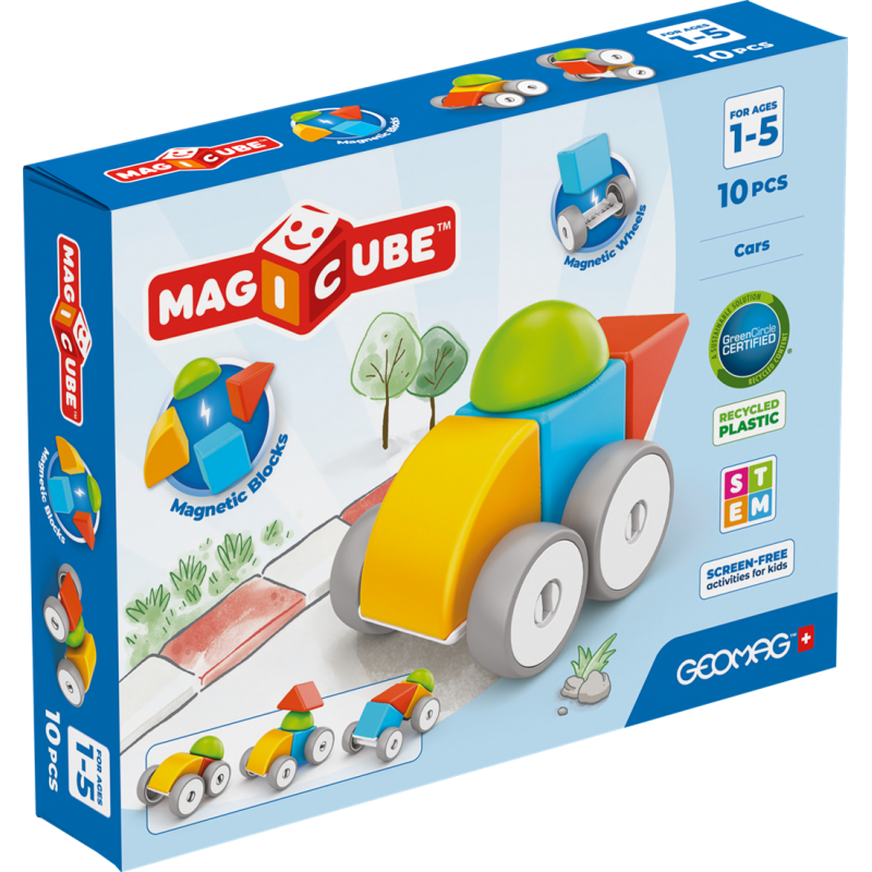 Geomag, Magicube Voertuigen set 10pcs