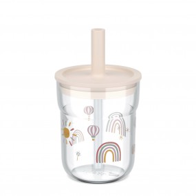 Mepal - kinderglas met rietje, Sunshine & Rainbow