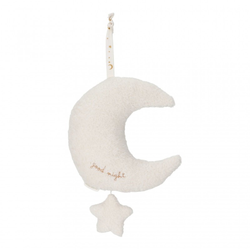 Muziekdoosje maan, Newborn Naturals - Little Dutch