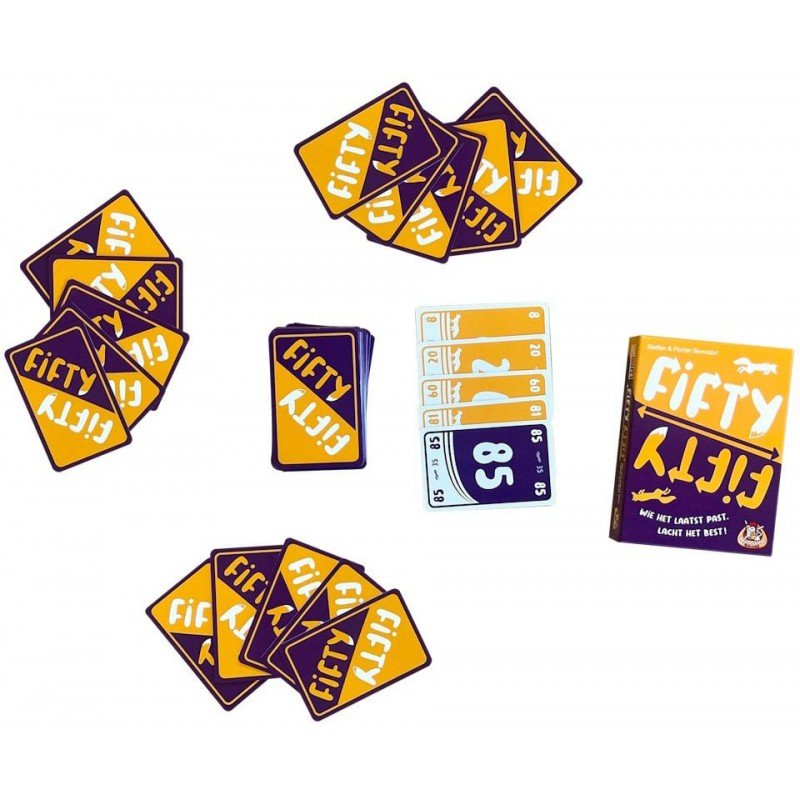 White Goblin Games Fifty Fifty kaartspel