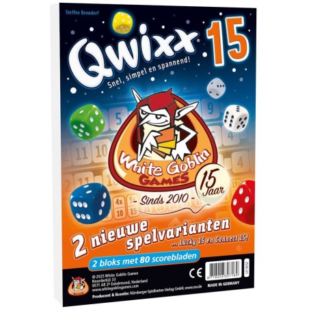 Qwixx 15 (extra scorebloks), White Goblin Games