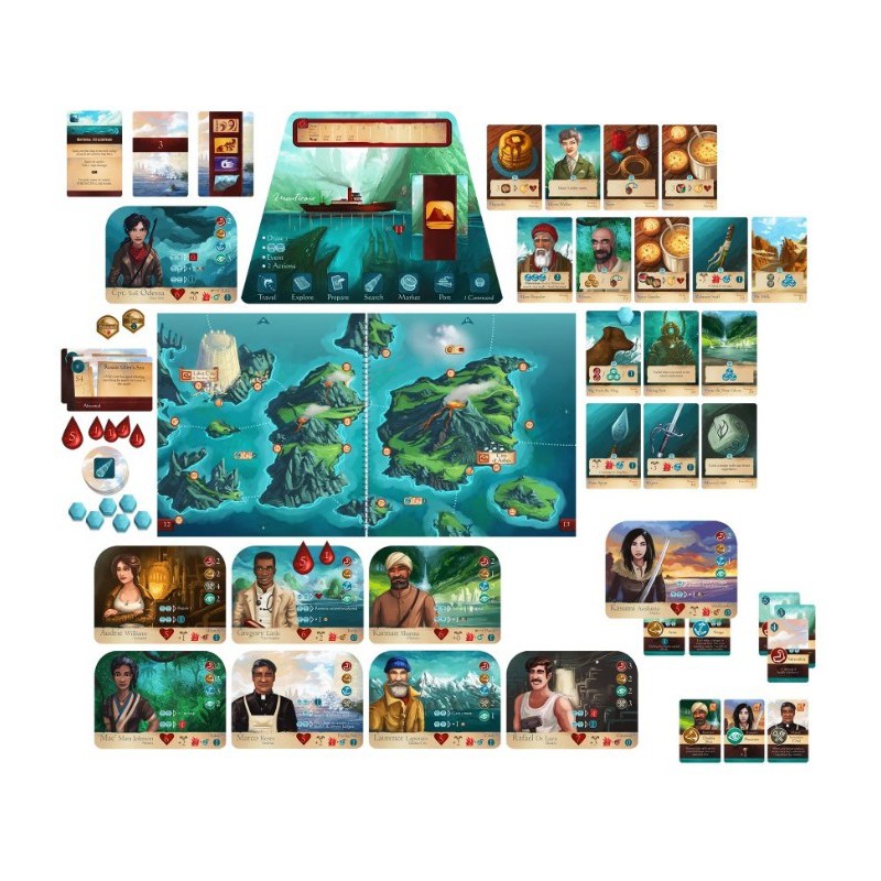 Sleeping Gods, een verhalend coöperatief campagne bordspel