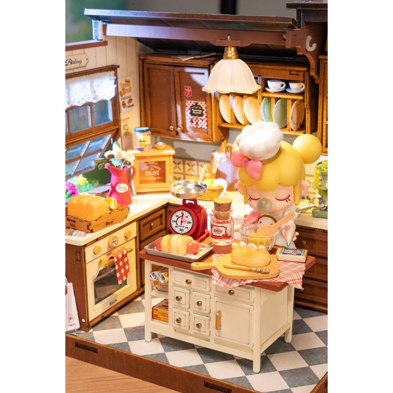 Baking Kitchen Diy Miniature House rolife