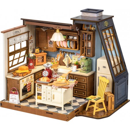 Baking Kitchen, Diy Miniature House, Rolife