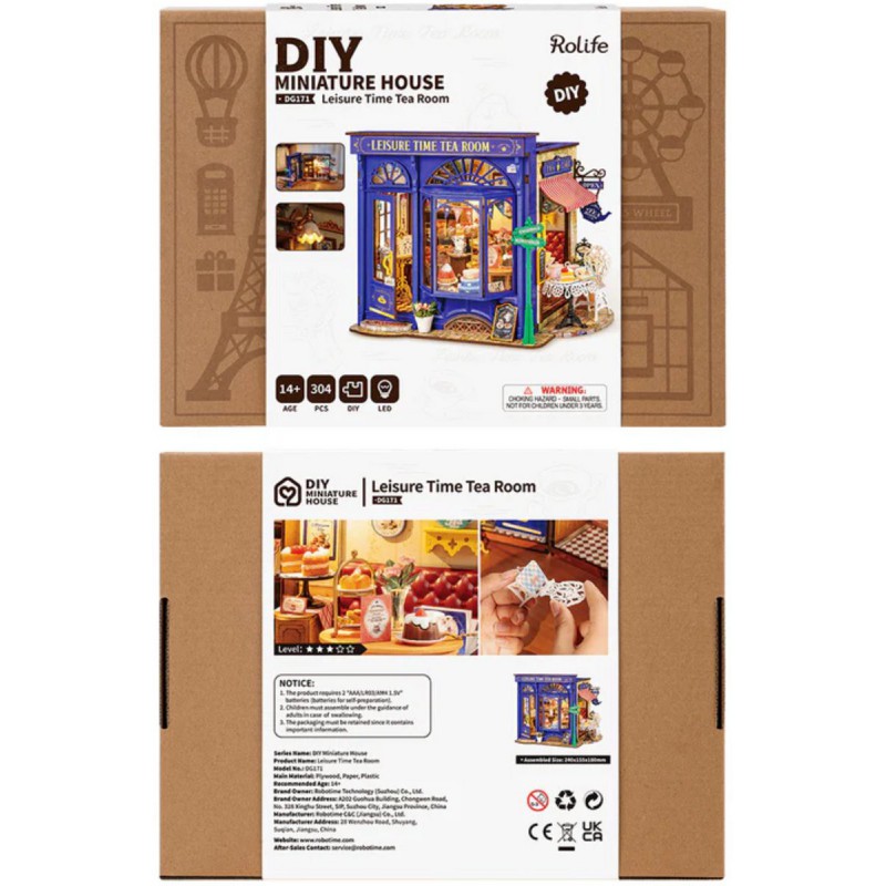 Leisure Time Tea Room Diy Miniature House rolife