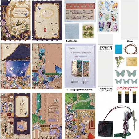 Book Nook, A Midsummer Night's Dream, Tonecheer Book Nook, A Midsummer Night's Dream, Tonecheer