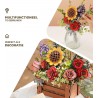 Houten bloemen kistje Wooden Bloom Box, Wooden bloom craft, Rowood Robotime Houten bloemen kistje Wooden Bloom Box, Wooden bloom craft, Rowood Robotime
