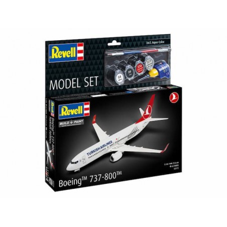 Modelset, Boeing 737-800 Turkisch Airlines 1:144, Revell
