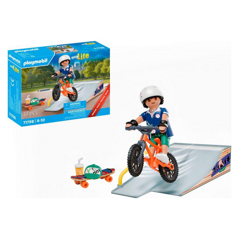Playmobil My Life - 71798 Skateboard met helling