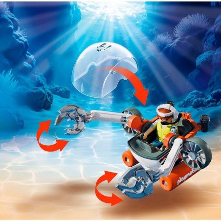 Playmobil Action Heroes - 71860 Schattenjacht met onderzeeër