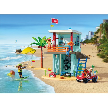 Playmobil My Life - 71903 Reddingstoren met strandbuggy Playmobil My Life - 71903 Reddingstoren met strandbuggy