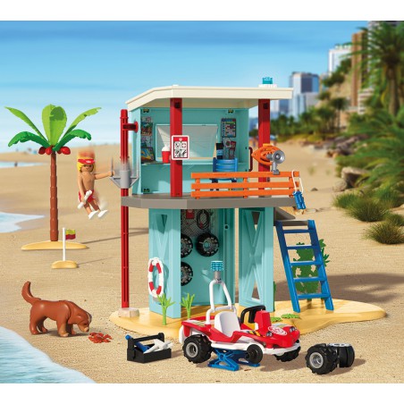 Playmobil My Life - 71903 Reddingstoren met strandbuggy Playmobil My Life - 71903 Reddingstoren met strandbuggy