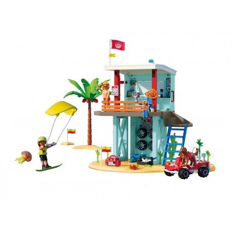 Playmobil My Life - 71903 Reddingstoren met strandbuggy Playmobil My Life - 71903 Reddingstoren met strandbuggy