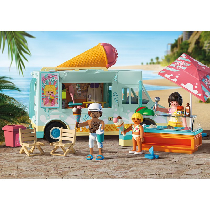 Playmobil My Life - 71904 IJscowagen met surfshop