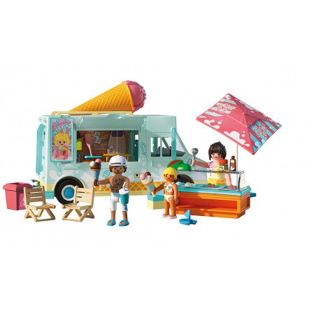 Playmobil My Life - 71904 IJscowagen met surfshop Playmobil My Life - 71904 IJscowagen met surfshop