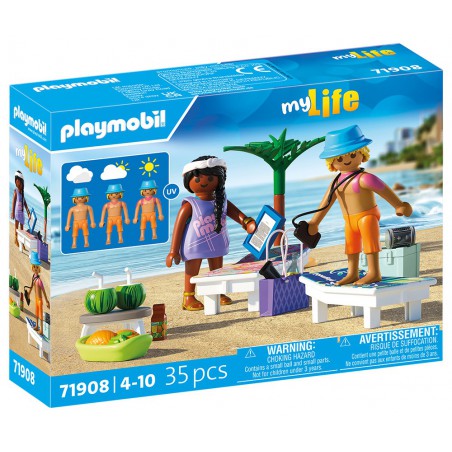 Playmobil My Life - 71908 Stranduitje met koppel Playmobil My Life - 71908 Stranduitje met koppel