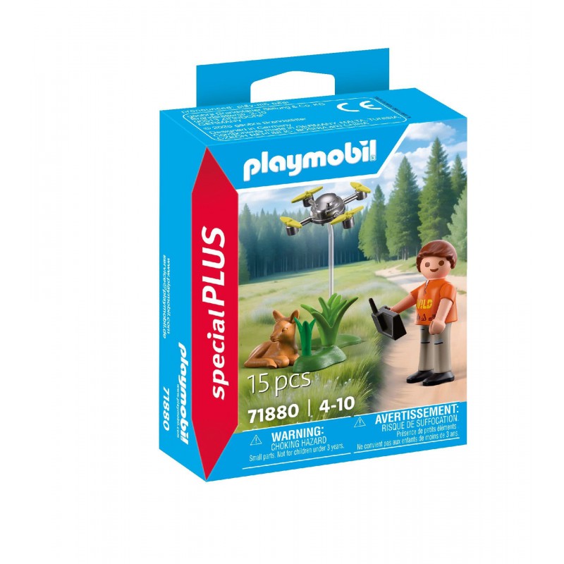 Playmobil SpecialPlus - 71880 Redding van hertenkalf met drone