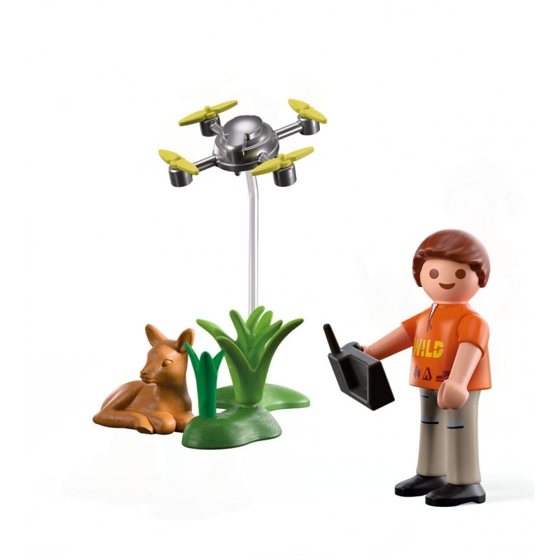 Playmobil SpecialPlus - 71880 Redding van hertenkalf met drone
