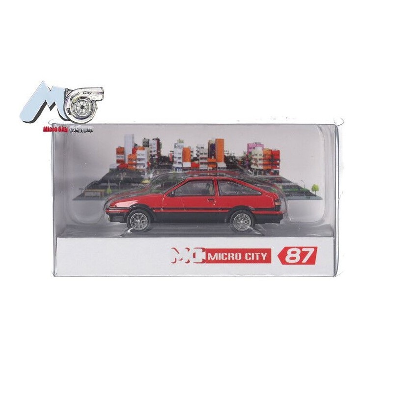 Toyota Corolla AE86 '83, (rood) 1:87, Herpa