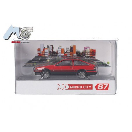 Toyota Corolla AE86 '83, (rood) 1:87, Herpa