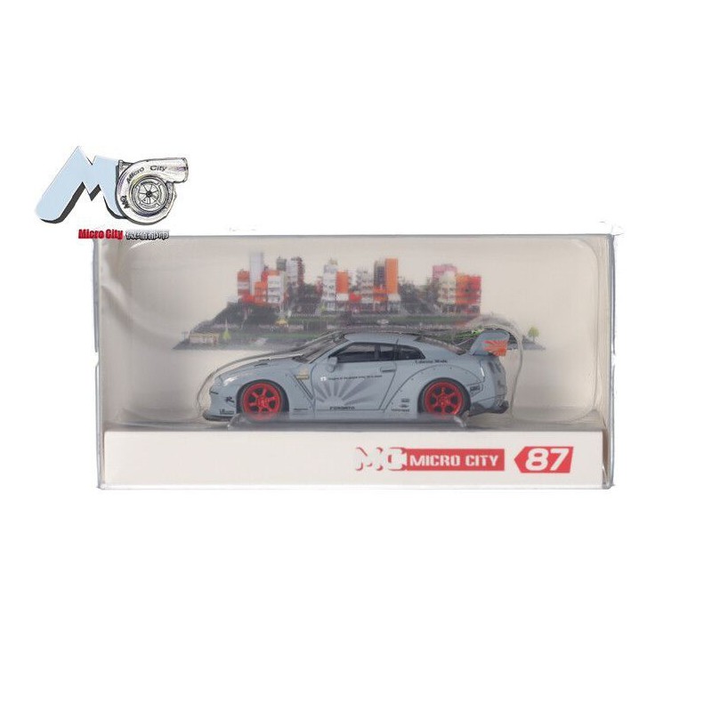 Nissan GTR 35 '07, (grijs) 1:87, Herpa