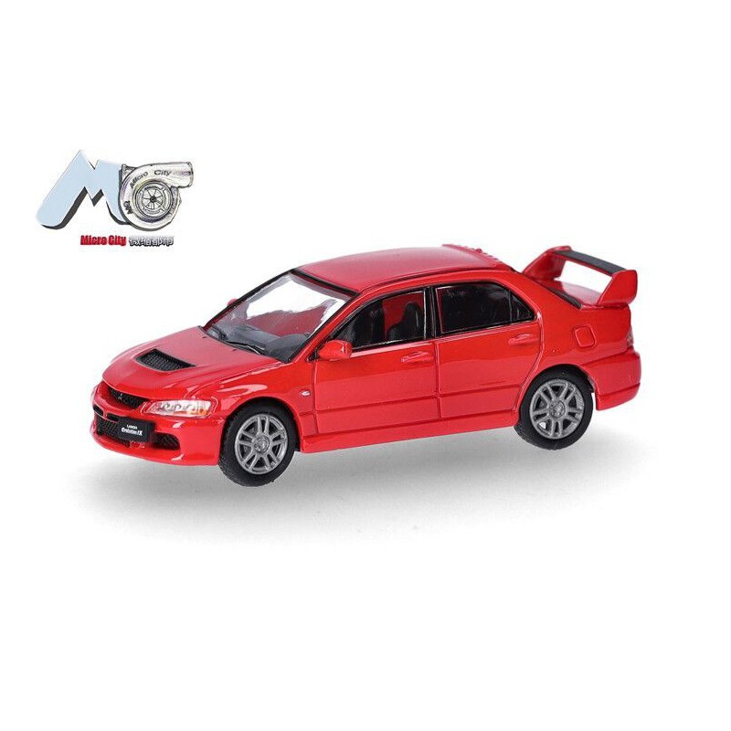 Mitsubishi Lancer Evolution 9 '05, (rood) 1:87, Herpa
