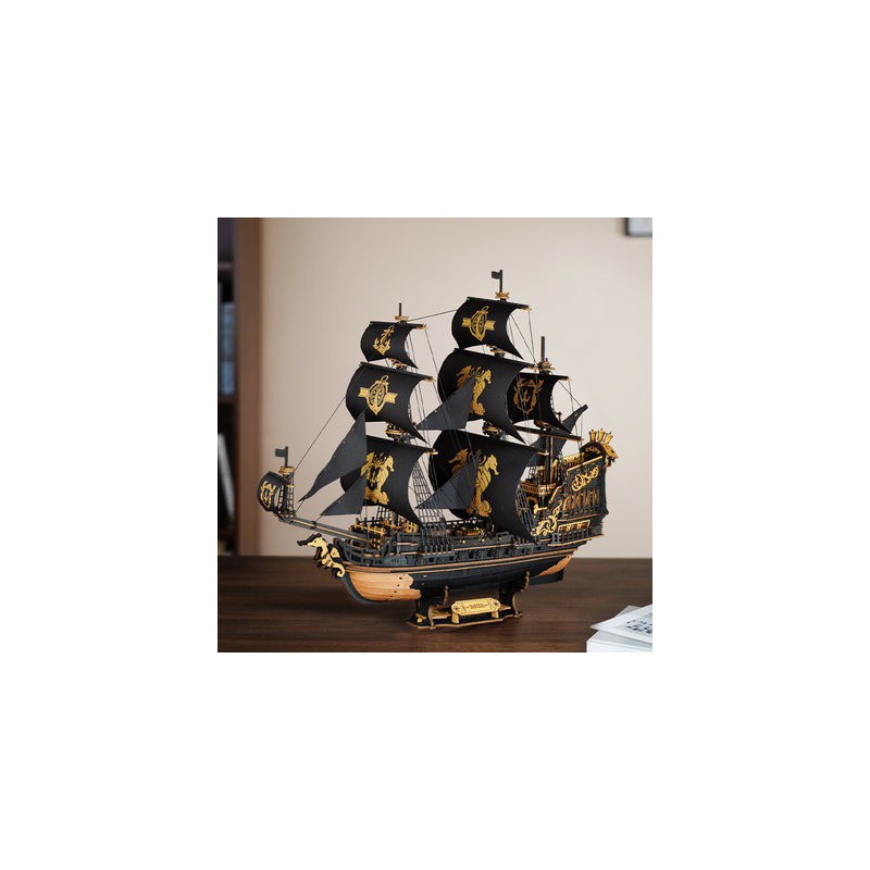 The Seahorse Barque, DIY mechanisch houtwerk, Rokr