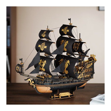 The Seahorse Barque, DIY mechanisch houtwerk, Rokr The Seahorse Barque, DIY mechanisch houtwerk, Rokr