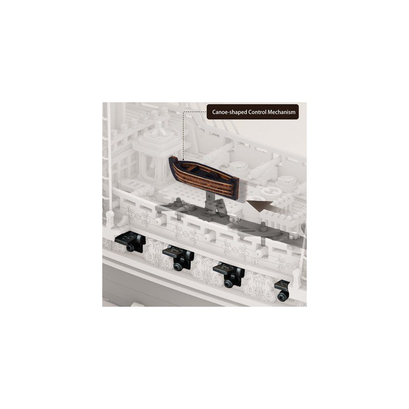 The Seahorse Barque, DIY mechanisch houtwerk, Rokr