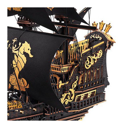 The Seahorse Barque, DIY mechanisch houtwerk, Rokr The Seahorse Barque, DIY mechanisch houtwerk, Rokr