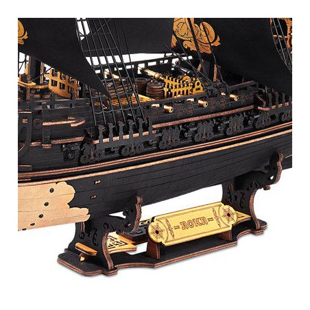 The Seahorse Barque, DIY mechanisch houtwerk, Rokr The Seahorse Barque, DIY mechanisch houtwerk, Rokr