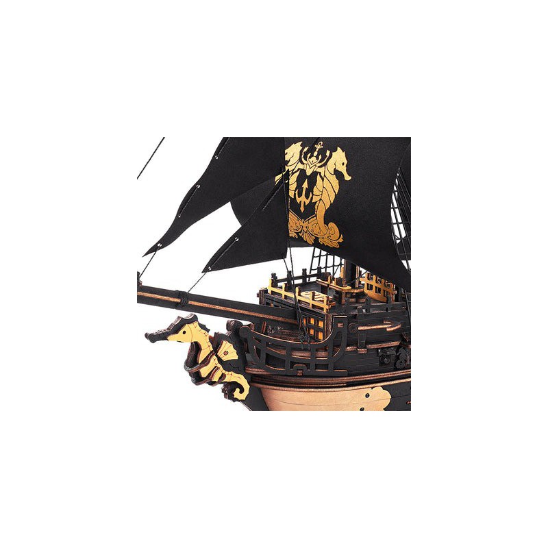 The Seahorse Barque, DIY mechanisch houtwerk, Rokr