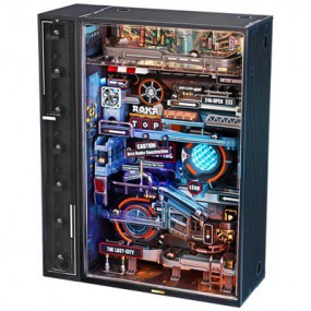 Marble Run The Last City, DIY mechanisch houtwerk knikkerbaan, Rokr