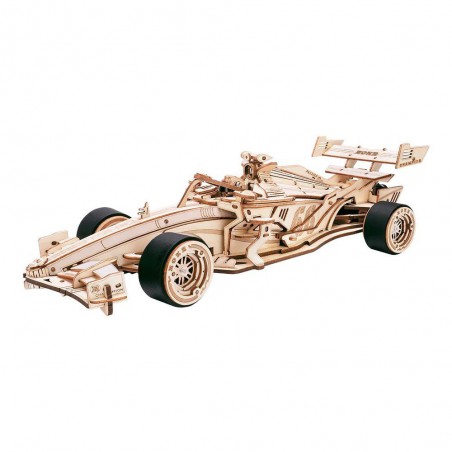 Racing Car, DIY mechanisch houtwerk, Rokr