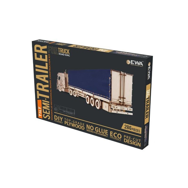 Semitrailer (Truck Road King), Houten 3D Puzzel, EWA
