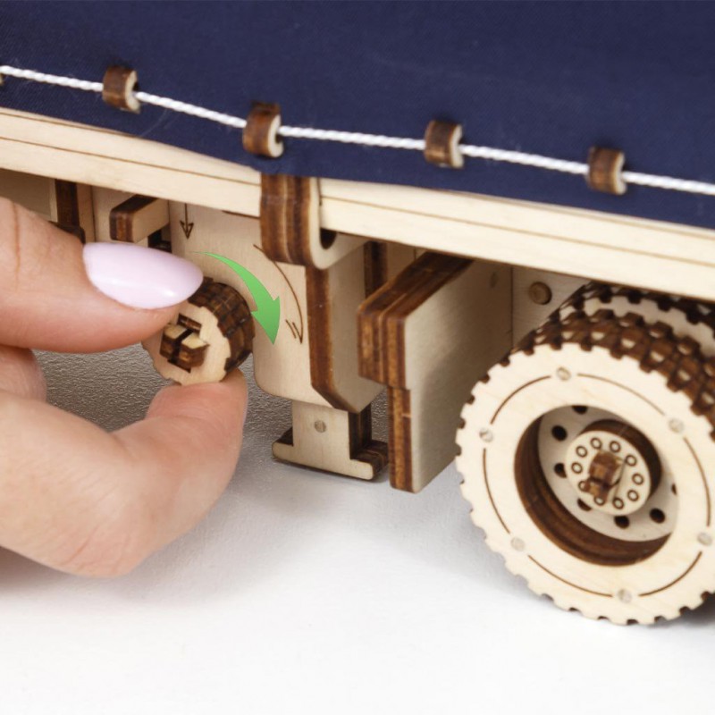 Semitrailer (Truck Road King), Houten 3D Puzzel, EWA