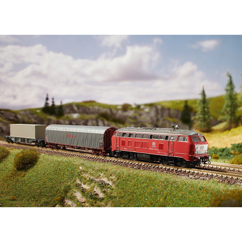 Minitrix-N, Digitale startset goederentrein Beton, 11161