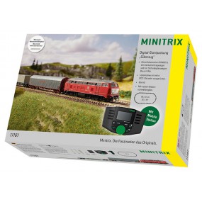 Minitrix-N, Digitale startset goederentrein Beton, 11161