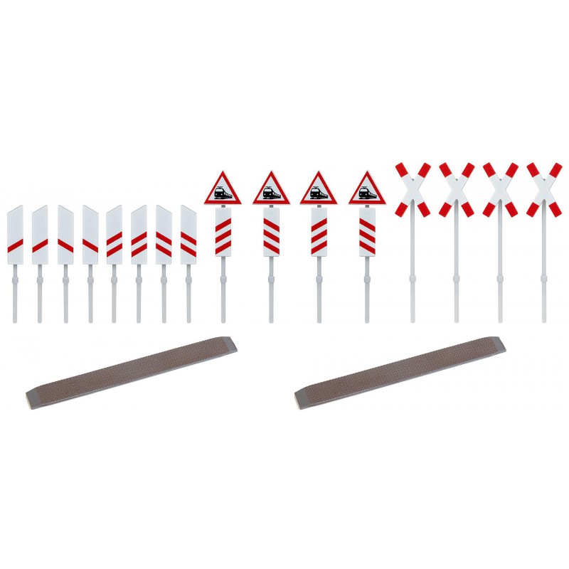 Spoorwegovergang, H0 1:87, Faller