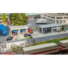 Autowasstraat, H0 1:87, Faller