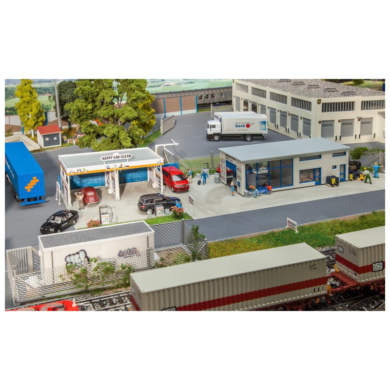 Autowasstraat, H0 1:87, Faller