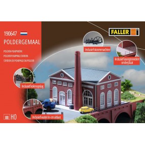 Poldergemaal, H0 1:87, Faller