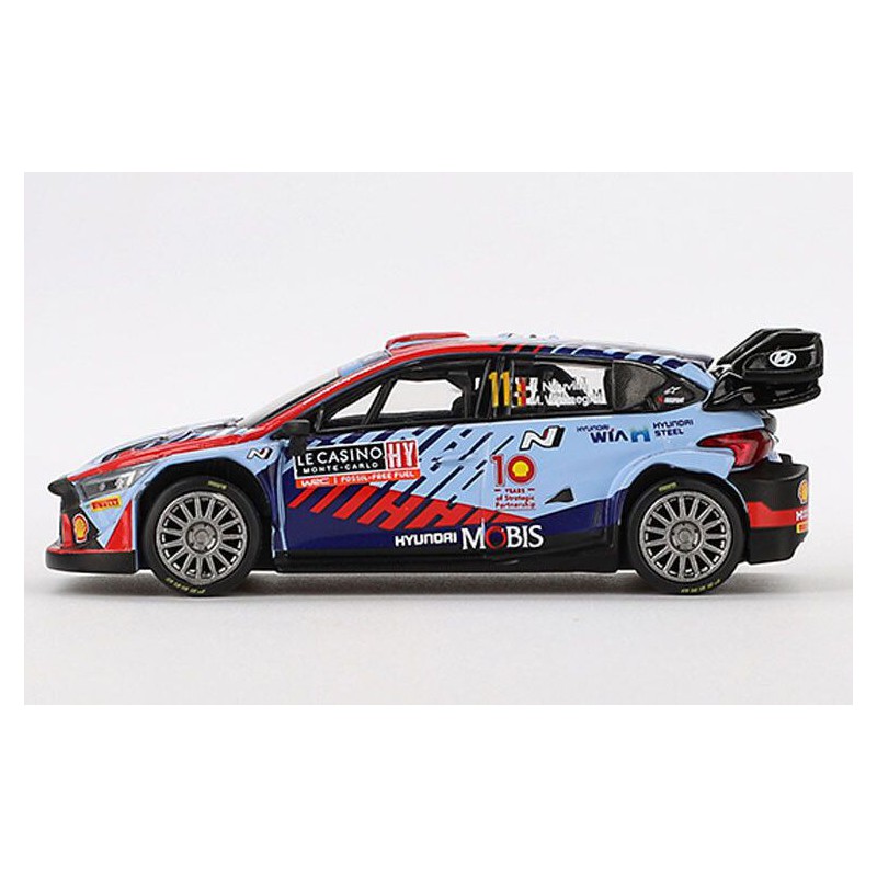 Hyundai I20 N Rally Hybrid WRC Nr11 Monte Carlo winner '24(Blauw) MiniGT (871)