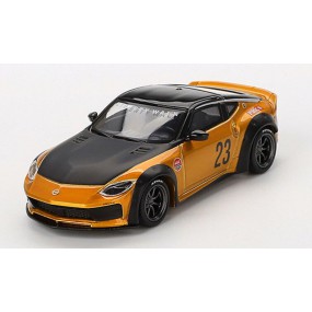Nissan 400Z Liberty Walk Nation Works '24, (Goud) MiniGT (782)